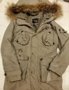 セシルマクビー コート カーキ Mサイズ 1部劣化あり