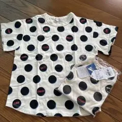 SHOO-LA-RUE ドット柄 Tシャツ 100cm 新品130cm セットのサムネイル