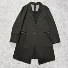 ensou エンソウ SAL コート ウール ロングジャケット ダークオリーブのサムネイル