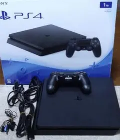 【箱付】PlayStation®4 ジェット・ブラック CUH2000B 1TB