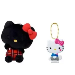 ハローキティ2点セット　ひょこぴょこマスコット　ミラーコレクション