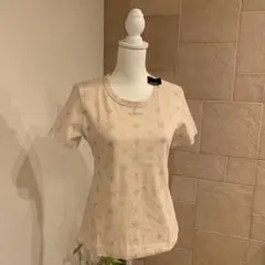 INGEBORG エクリュ総柄　半袖Tシャツ　未使用品