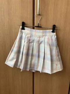 美品　ANAP KIDS チェック柄プリーツスカート