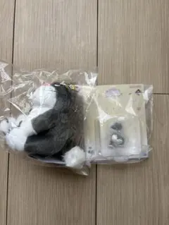 にゃんにゃんにゃん ハッピーくじ B賞ぬいぐるみチャーム ルシファー&おまけ