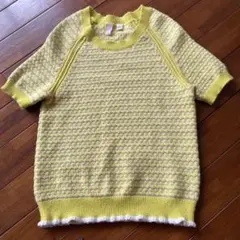 MOTT by Anthropologie 半袖ニット Sのサムネイル