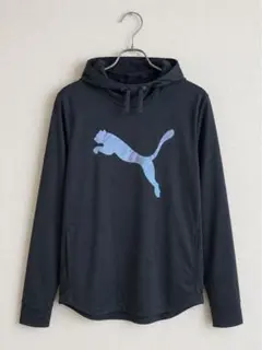 PUMA フード付きパーカー ダークブルー