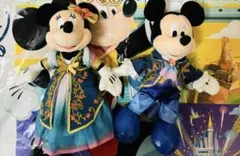 東京ディズニーシー限定ファンタジースプリングスミッキーミニーぬいば　キーチェーン