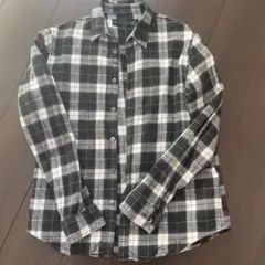 SHIPS JET BLUE 長袖シャツ M ブラック/ホワイトチェック