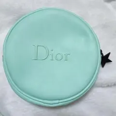 Dior ノベルティー　丸型ポーチ　ミントカラーのサムネイル