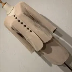 ま*な様 冠婚葬祭　ジャケット+スカートセットアップスーツ　ベージュ　9号