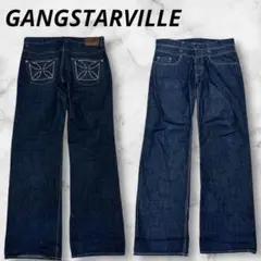 GANGSTARVILLE ギャングスタービル ストレートデニム セルビッチのサムネイル
