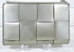 希少カラー ボッテガヴェネタ カセット ミディアム ウォレット 二つ折り財布