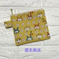 ハンドメイド ポーチ 猫 ねこ うさ猫 小物入れ