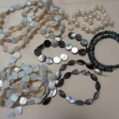 【まとめ売り】 アクセサリー　パーツ シェル　 ハンドメイドパーツ　貝