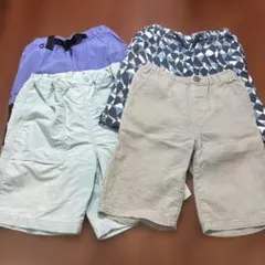 男児 ハーフパンツ4点セット　130.140㎝