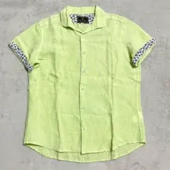 リネン100% 美品 SIMPLICITE シンプリシテェ シャツ R-7650のサムネイル