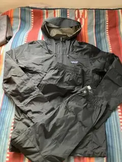 Patagonia ブラック ジャケット・パンツセットH2no S