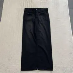 vintage y2k バギーデニム　バギーパンツ　ブラックデニム　生地◎