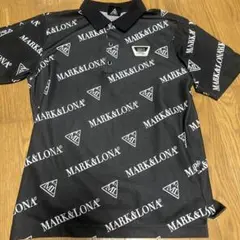 ☆美品☆ MARK & LONA ポロシャツ 総柄 スナップボタン 日本製 46