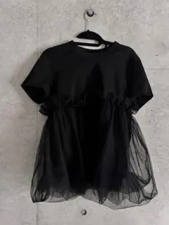 noir kei ninomiya フリルTシャツ ブラック Mサイズ - メルカリ