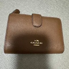 COACH 二つ折り 財布　ブラウンのサムネイル