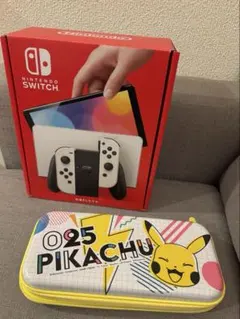 【超美品・一部未使用】Switch本体有機EL Joy-Conホワイト