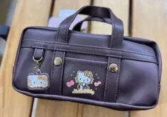 サンリオ　ハローキティ　スクバ風ペンポーチ