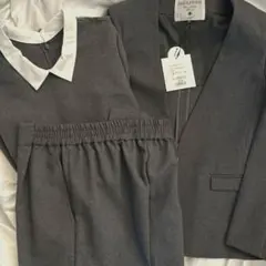 3点セット【36】マイカアンドディール フォーマル パンツ セットアップ