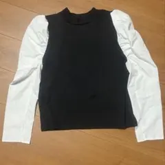 パフスリーブ 長袖 シャツ