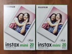 【新品】FUJIFILM instax mini フィルム 20枚×2パック
