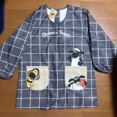 冬用保育士 ひつじのショーン エプロン 割烹着