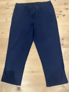 ネイビー クロップドチノパン ウエスト88cm