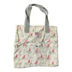 Cath Kidston 灯台と帆船プリント トートバッグ　通学にも