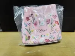 新品 GODIVA オリジナルポーチ 花柄 ピンクのサムネイル