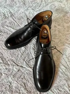 新年セール②フェラガモ◆黒 レザーレースアップシューズ 6ハーフ2E