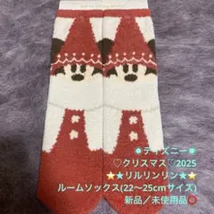 東京ディズニーランド♡クリスマス♡2025★リルリンリン★ルームソックス♡新品♡