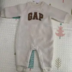 【新品】babyGAP フリースアイボリー60cm（0〜3ヶ月）