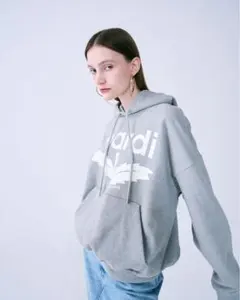 マルディメクルディ Mardi Mercredi スウェット フーディ グレー