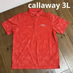 キャロウェイ ポロシャツ　レッド　3L