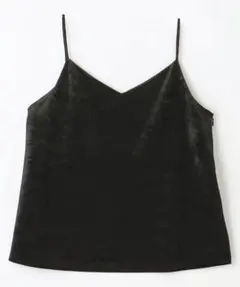 【新品】NAVE クラッシュベロアキャミソール