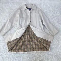 バーバリーブルーレーベル ステンカラーコート ノバチェック 38