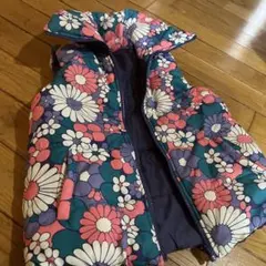 VanaVana 花柄ダウンベスト120