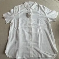 UNIQLO ホワイト 半袖シャツ Mサイズ イージーケア
