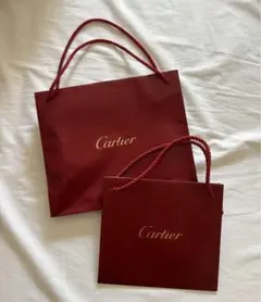 カルティエ　Cartier ショッパー　大小2枚セット