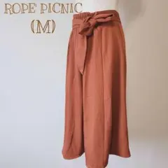 ROPE' PICNIC ロペピクニック ラップスカート 38 オレンジ リボン