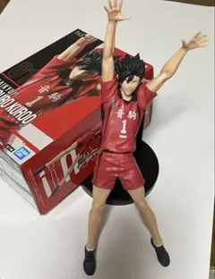 ハイキュー!! ポージングフィギュア 黒尾鉄朗 音駒高校BANPRESTO箱あり
