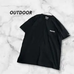 アウトドア プロダクツ 半袖 Tシャツ L ユニセックス ブラック ゆったり
