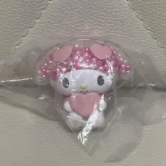 マイメロディ 透明キラキラマスコット【たれ耳ピンク】