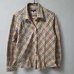 BURBERRY LONDON 長袖シャツ ノバチェック ベージュ Lのサムネイル