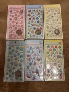 しずくちゃんボンボンドロップシール海外製６枚セット